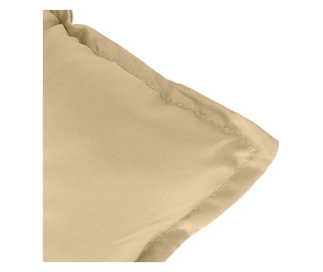 4 db melange bézs szövet magas háttámlájú székpárna 120x50x7 cm