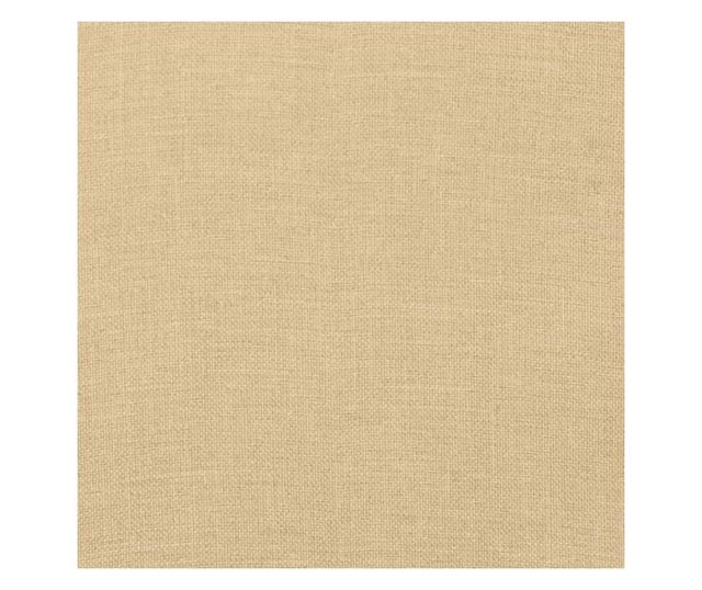 4 db melange bézs szövet magas háttámlájú székpárna 120x50x7 cm