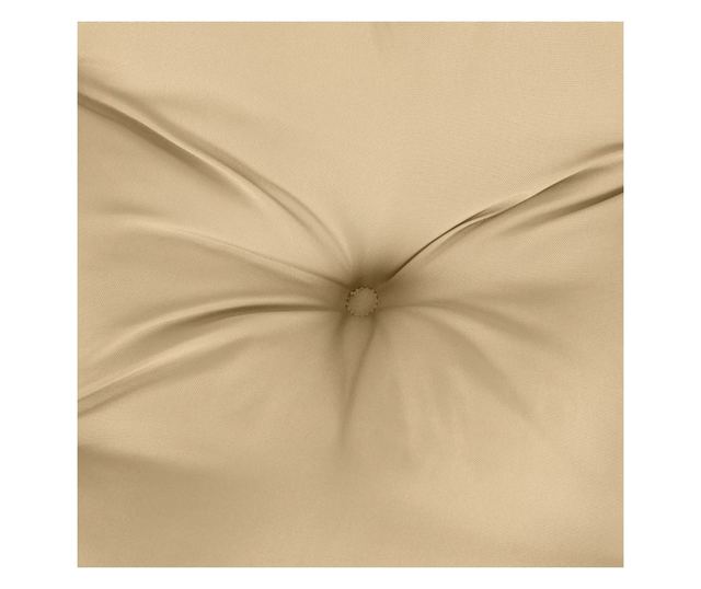 4 db melange bézs szövet magas háttámlájú székpárna 120x50x7 cm