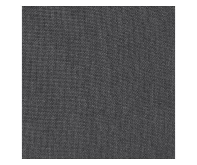 melange antracitszürke szövet kerti padpárna 200 x 50 x 7 cm