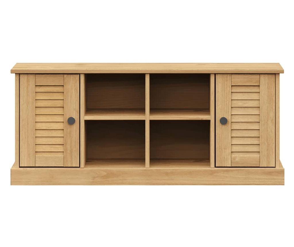 VIGO Пейка за обувки, 106x35x40 см, Масивна борова дървесина - 4