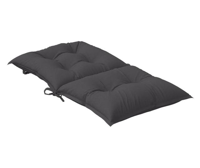 4 db melange antracit szövet háttámlás székpárna 100x50x7 cm