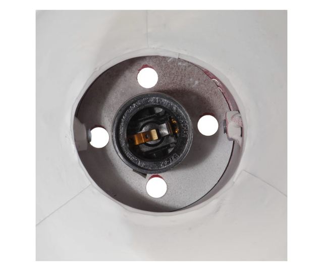 kopott piros fali lámpa 25 W 11,5x11,5x25 cm E27