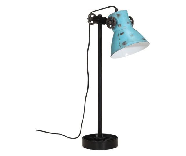 kopott kék asztali lámpa 25 W 15x15x55 cm E27