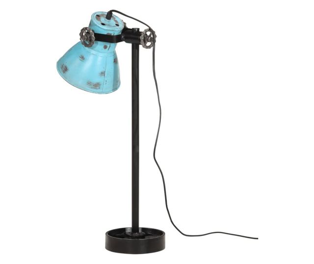 kopott kék asztali lámpa 25 W 15x15x55 cm E27