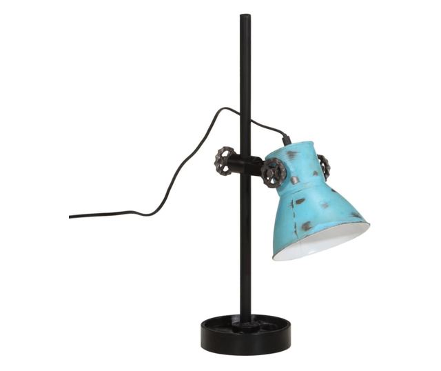 kopott kék asztali lámpa 25 W 15x15x55 cm E27