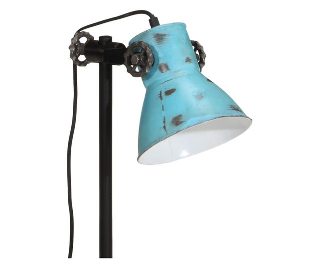 kopott kék asztali lámpa 25 W 15x15x55 cm E27