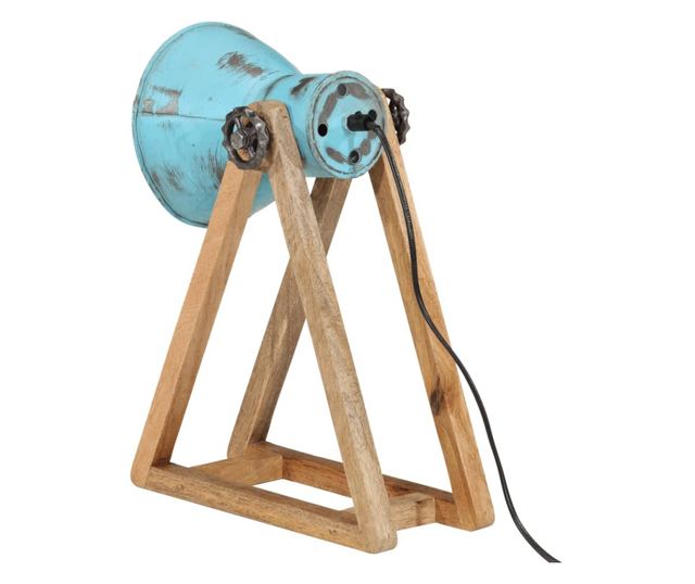 kopott kék asztali lámpa 25 W 30x17x40 cm E27