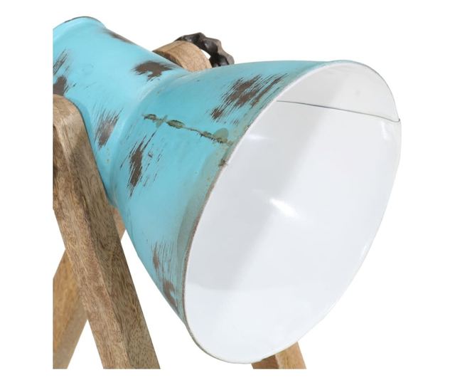 kopott kék asztali lámpa 25 W 30x17x40 cm E27