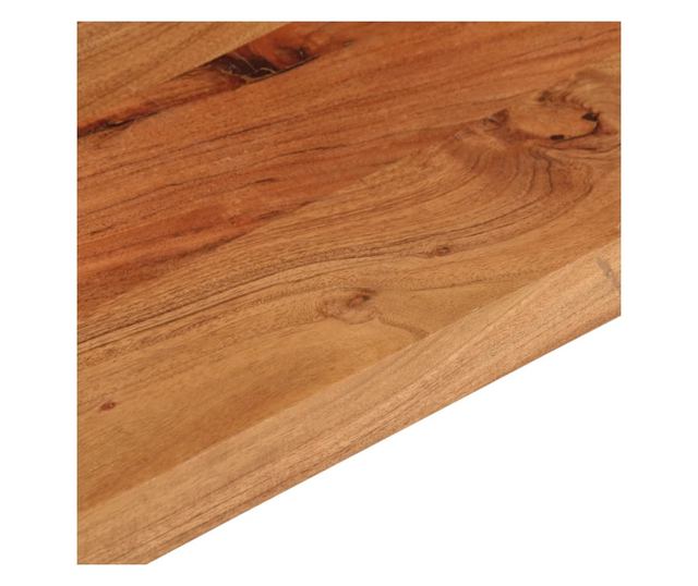 tömör akácfa téglalap alakú asztallap 110x20x3,8 cm