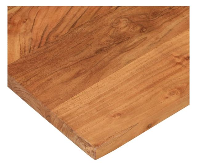 tömör akácfa négyzet alakú asztallap 80x80x2,5 cm