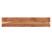 tömör akácfa téglalap alakú asztallap 160x40x2,5 cm