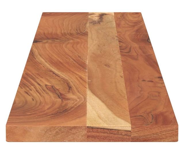 tömör akácfa téglalap alakú asztallap 160x40x2,5 cm