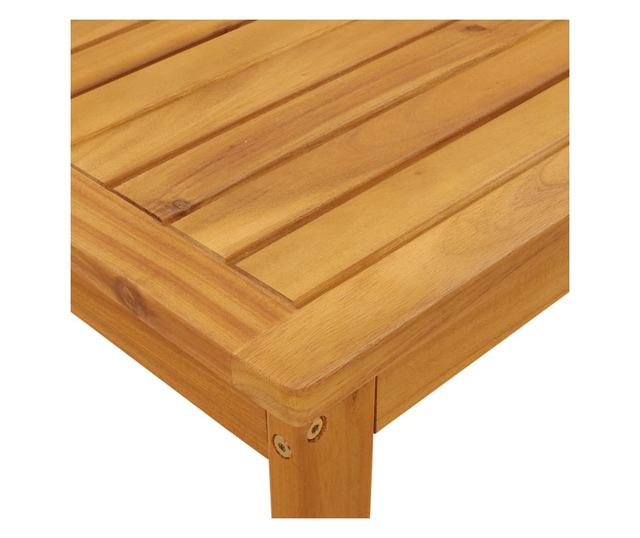 3 részes tömör akácfa erkélyszett párnákkal