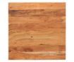 tömör akácfa négyzet alakú asztallap 80x80x2,5 cm