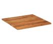 tömör akácfa négyzet alakú asztallap 80x80x2,5 cm