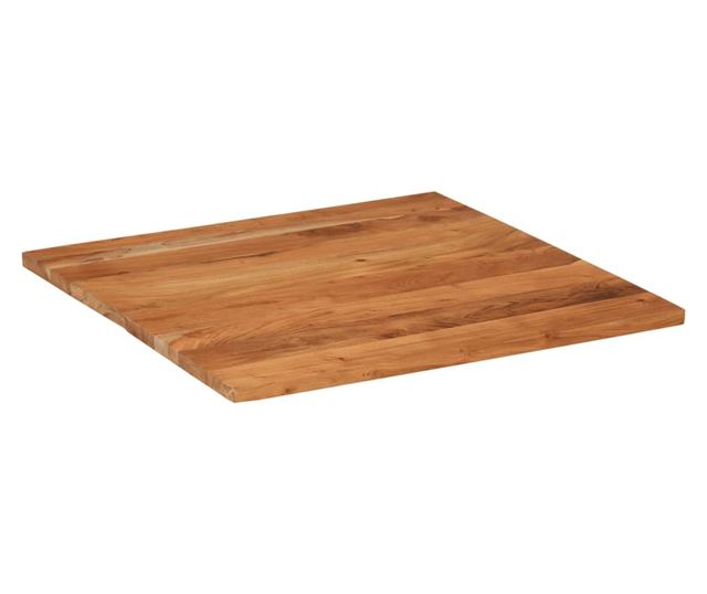 tömör akácfa négyzet alakú asztallap 80x80x2,5 cm