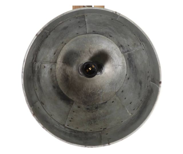 vintage ezüst mennyezeti lámpa 25 W 105 x 30 x 65-108 cm E27