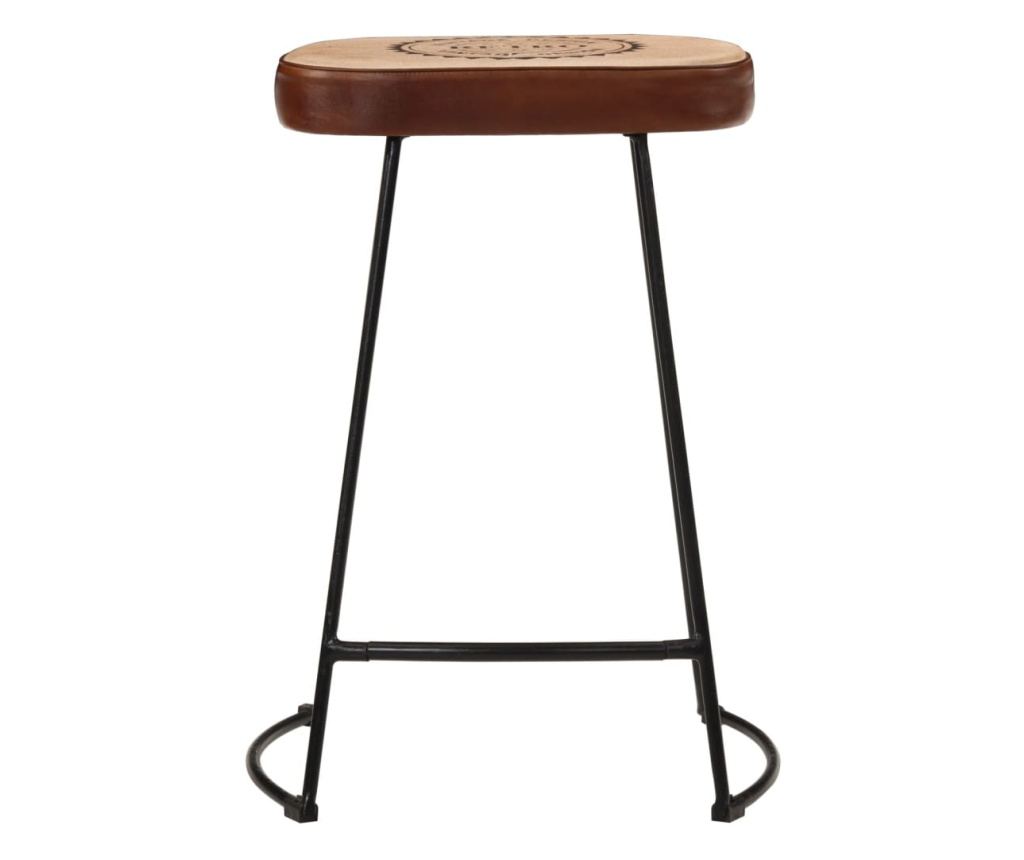 Barski stoli, 2 kosa, temno rjavi, 41x29x62 cm - 3
