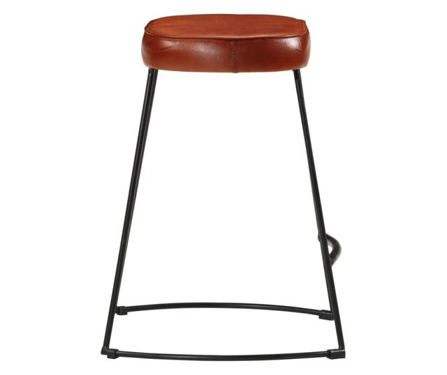 Barski stoli, 2 kosa, temno rjavi, 40x29,5x53 cm