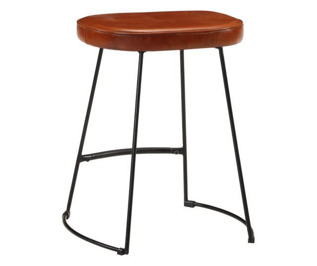 Barski stoli, 2 kosa, temno rjavi, 40x29,5x53 cm