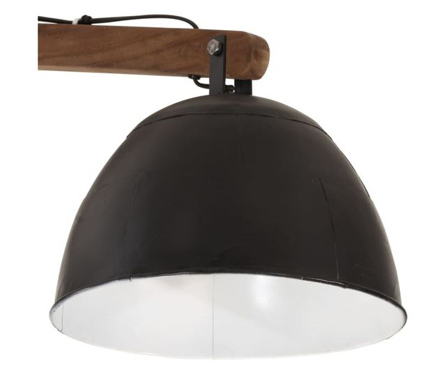 fekete mennyezeti lámpa 25 W 105x30x65-108 cm E27