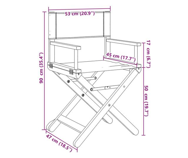 2 db krémfehér szövet összecsukható kerti szék
