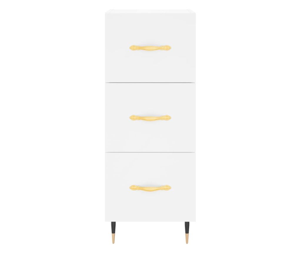 Visoka ormar, bijela, 34,5x34x180 cm, obrađeno drvo - 6