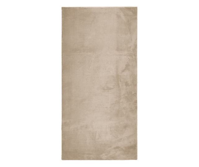 HUARTE homokszínű rövid szálú puha és mosható szőnyeg 100x200cm