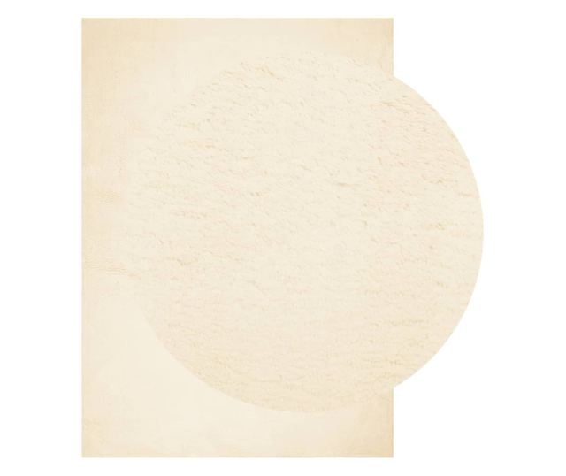 HUARTE krémszínű rövid szálú puha és mosható szőnyeg 200x280 cm