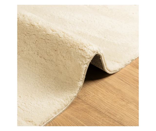 HUARTE krémszínű rövid szálú puha és mosható szőnyeg 160x230 cm