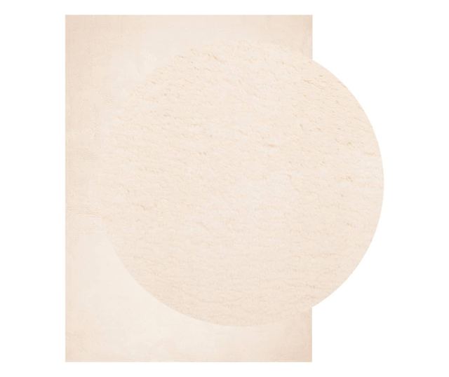 HUARTE bézs rövid szálú puha és mosható szőnyeg 140 x 200 cm