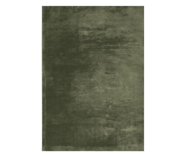 HUARTE erdőzöld rövid szálú puha és mosható szőnyeg 120x170 cm