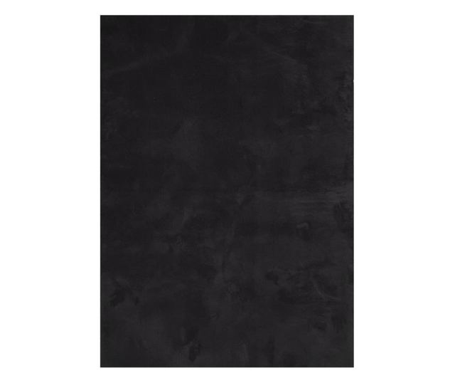HUARTE fekete rövid szálú puha és mosható szőnyeg 200 x 280 cm