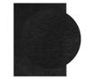 HUARTE fekete rövid szálú puha és mosható szőnyeg 200 x 280 cm