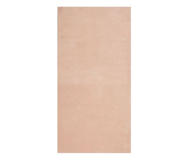 HUARTE púderszínű rövid szálú puha és mosható szőnyeg 100x200cm