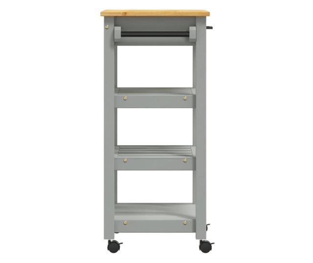 MONZA tömör fenyőfa konyhai kocsi 48 x 40 x 90 cm