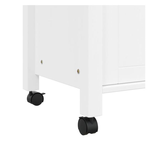 MONZA tömör fenyőfa konyhai kocsi 84 x 40 x 90 cm