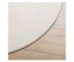 IZA krémszínű rövid szálú skandináv stílusú szőnyeg Ø 160 cm