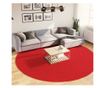 OVIEDO piros rövid szálú szőnyeg Ø 280 cm