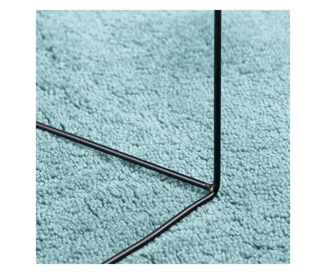 OVIEDO zöld rövid szálú szőnyeg 120 x 170 cm