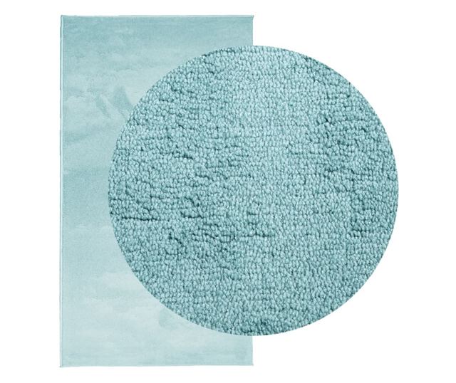 OVIEDO zöld rövid szálú szőnyeg 80 x 150 cm