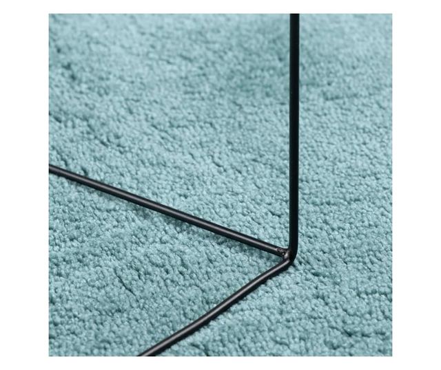 OVIEDO zöld rövid szálú szőnyeg Ø 240 cm