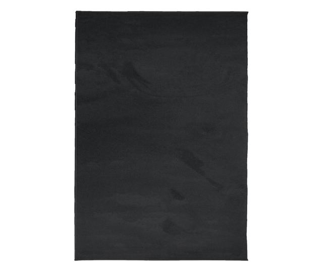 OVIEDO fekete rövid szálú szőnyeg 160x230 cm