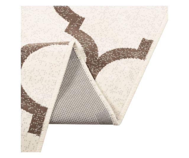 többszínű bel-/kültéri csúszásgátló rövidszálú szőnyeg 80x150cm