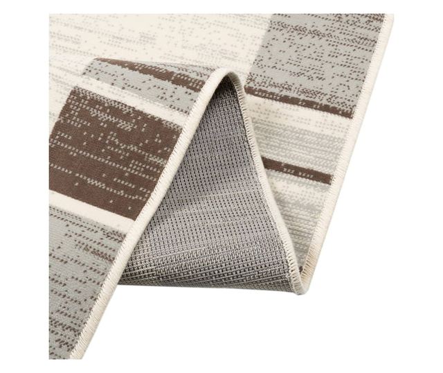 többszínű bel-/kültéri csúszásgátló rövidszálú szőnyeg 80x150cm