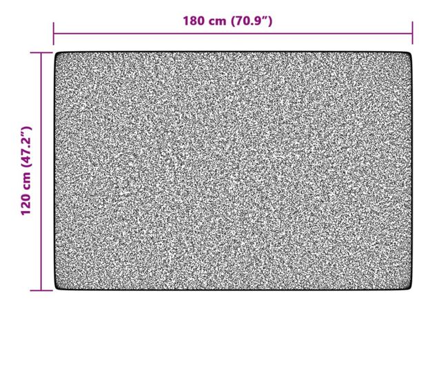 többszínű bel/kültéri csúszásgátló rövidszálú szőnyeg 120x180cm