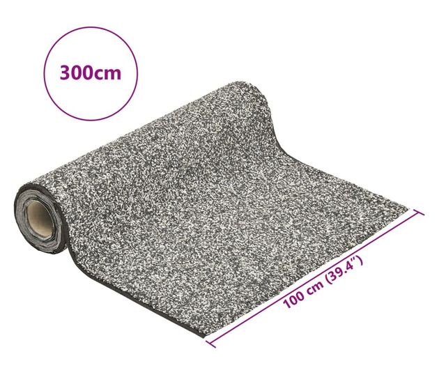 szürke kőzúzalékos tófólia 300 x 100 cm