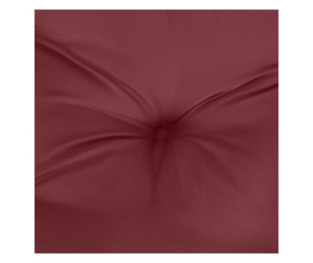 2 db melange bordó szövet háttámlás székpárna 100x50x7 cm