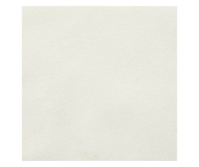 6 db krémszínű szövet magas háttámlájú székpárna 120x50x7 cm